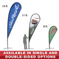 8' Single Sided Fly Flag Banner - Sleeve Only (N)